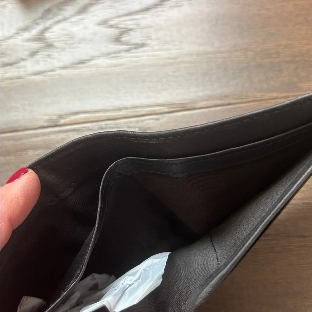 Stone Mountain Genuine Leather pass case,RFID protection,12 Card,2 bill slot,ID